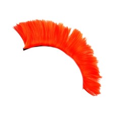 Parrucca a casco, decorazione per capelli riutilizzabile, gioco di ruolo, cresta