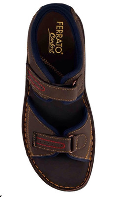 Mens Leather Open Toe Beach sandals Casual Shoes sandalias  display picture 1