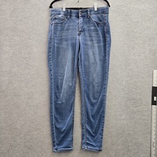 Curve Appeal Women Jeans 8/29 Blue Denim 27" Inseam