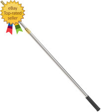 Frog Gigging Retractable Fishing Gaff Stainless Steel Flounder Gig Frog Gig Gaff Pole