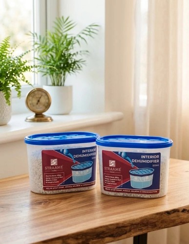 Straame Interior Dehumidifiers 500ml Pack of 2 – Brand New & Sealed