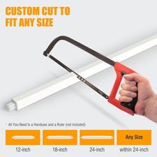 24 Inch Replacement Towel Bar for Ceramic Holder - Cut to Fit Any Size, Spring L