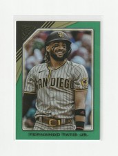 2022 Topps Gallery Fernando Tatis Jr. #98 Green Parallel #/125