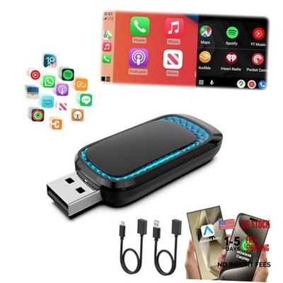 Mini USB CarPlay Adapter for Android Auto & CarPlay - USB & Bluetooth