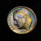 1973 - D - Roosevelt Dime - Bu - Toned - Combine Shipping