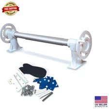 Durable Non-Corrosive Solar Reel for Above Ground Pools | Includes Straps & More