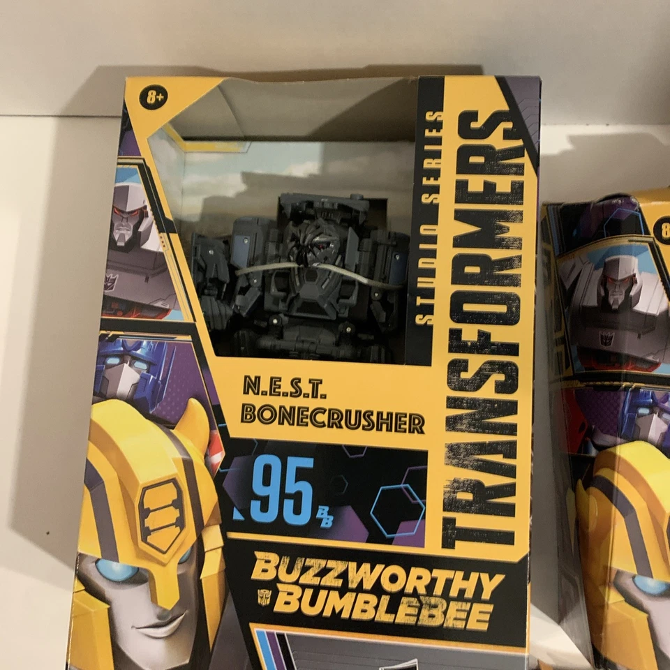 Transformers Buzzworthy Bumblebee Lot Of 4 Bonecrusher JAZZ Silverstreak Hasbro - Image 3 of 4