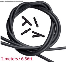 2m Windshield Wiper Washer Nozzle Hose Kit Wconnector Universal Fluid Tube Pipe