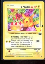 Birthday Pikachu Holofoil Celebrations: Classic Collection 24/53 NM