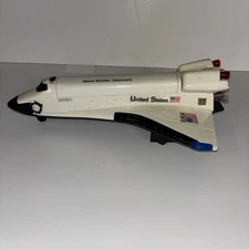 Space Shuttle Discovery 14 Inch Model Lights & Sounds Work, 1994 Fun Rise Toy