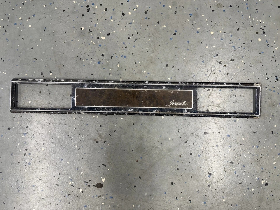 1972 Chevrolet Impala Front Aluminum Dash Plate Insert Donk 72 Chevy - Image 2 of 4