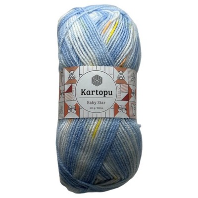 KARTOPU Baby Star H545 Wolle (100g / ca. 300m lang) 100% Acryl