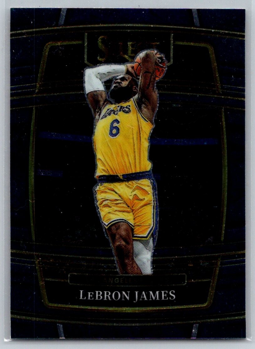 2021-22 Panini Select #100 LeBron James Blue (Retail Base)