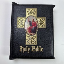 Santa Biblia 1959 Edición Regla de Oro Clarificado King James Cuero Ilustrado