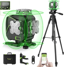 S04CG 4D Laser Level 360 Self Leveling with Lightweight 67.72" Adjustable Laser 