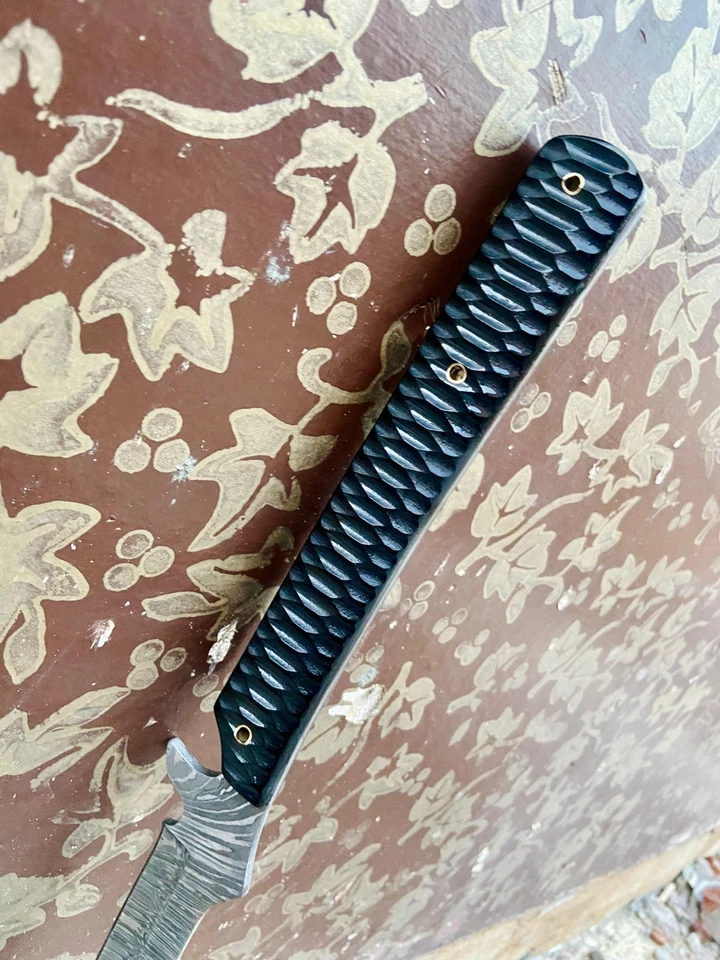 Custom Hand-Forged Damascus steel katana sword.Full tang Samurai sword - Image 4 of 4