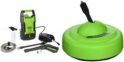 #ad GPW1501 1500 PSI 1.2 GPM Pressure Washer Upright Hand Carry with Surface Clean $217.99