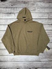 NEW Fear of God Essentials Fleece Hoodie (FW24) Heather Gray Sz XXS-XL FREE SHIP