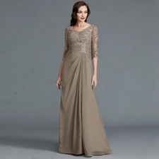 Elegant Strapless Mother of Bride Dresses Party V-neck with Lace Summer