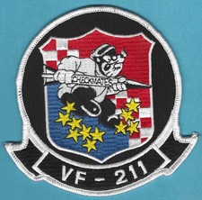 U.S. NAVY VF-211 CHECKMATES STRIKE FIGHTER SQUADRON PATCH