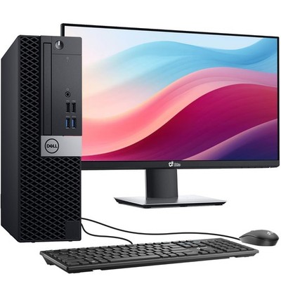 Dell SFF Desktop PC Intel i5-6500 32GB Ram 1TB SSD 2TB HDD New 22''LED Windows 11