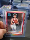 2025-26 Panini Donruss Rated Rookie Will Riley Auto /75 RC #13 Washington