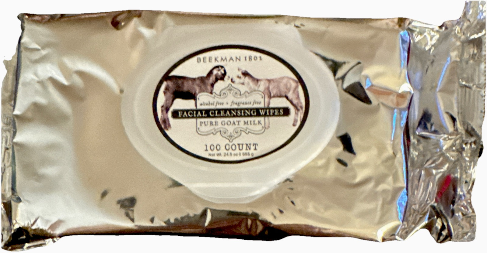 Beekman 1802 Goat Milk CoQ10 Papaya Facial Cleansing Wipes 100ct Sealed New