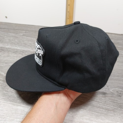 Cappello Berretto Chemical Guys Uomo Nero Dettagli Auto Snapback Logo Gomma Retrò - Foto 2 di 7