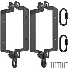 Heavy Duty Swing Hangers, 800lb Capacity Swing Set Accessories for 4x6 Wood B...