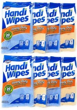 Handi Wipes Heavy Duty Reusable handy Cloths, Color May Vary 3 Count 8 Packs 