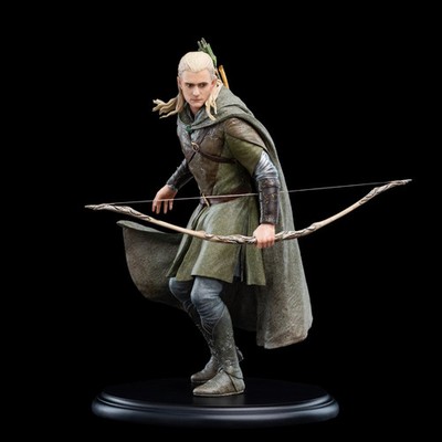 WETA Lord of the Rings Legolas with Bow Miniature Polystone Statue NEW