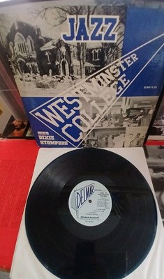 Dixie Stompers Jazz At Westminster College   BLUE VINYL   (VG+)   DL 201 Mono DG