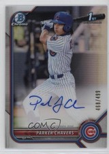 2022 Bowman Chrome Prospect Refractor 468/499 Parker Chavers #CPA-PC Auto 00c9