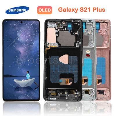 OLED Display For Samsung Galaxy S21 Plus 5G G996 LCD Screen Frame Replacement