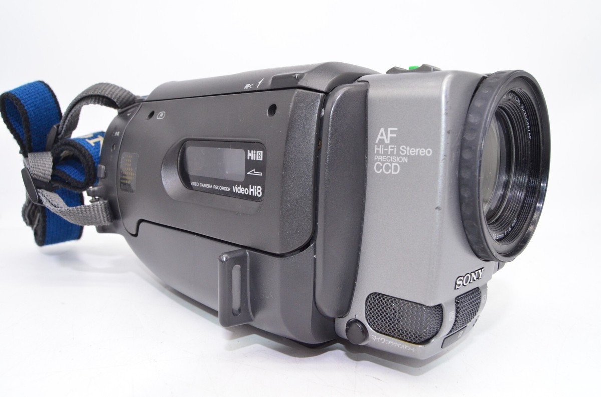 AS IS Sony HI8 HandyCam CCD-TR3000 Super Steady Shot w