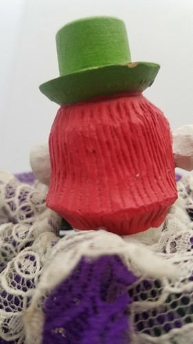 Vintage Wooden Clown Toy Claps Cymbals Handmade Unmarked - 第 7/9 張圖片