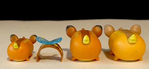 Disney Tsum Tsum BAMBI 2 LARGE &1 MEDIUM Vinyl Figures W/BEE Hat Bambi & Friends - Picture 8 of 12