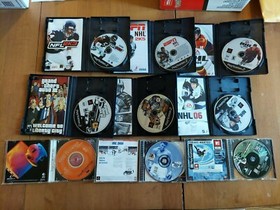 PS1, PS2, Playstation Sega LOT 9 Untested Video Games GTA NHL Madden Motocross