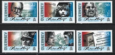 2002 Guernsey Sg 935/940 Birth Bicentenary of Victor Hugo MNH