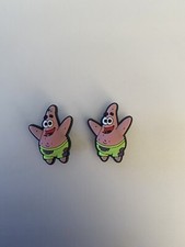 Spongebob Patrick Shoe Charms for Crocs Clogs Set of 2