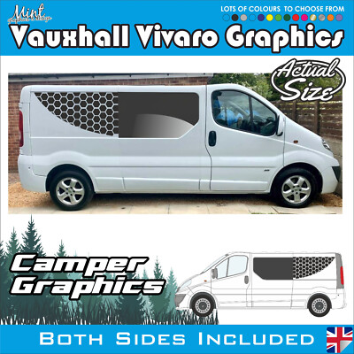 LWB VAUXHALL VIVARO Motorhome Camper Decals Stickers Van Graphics NO P&P 346