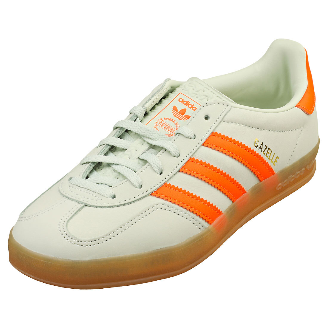 新品 adidas originals GAZELLE INDOOR 26.0 ADIDAS ORIGINALS Gazelle Indoor leather-trimmed mesh