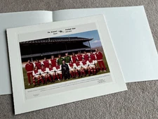 1972-1973 Arsenal FC Colour Team Group Photograph, Mounted + presentation sleeve