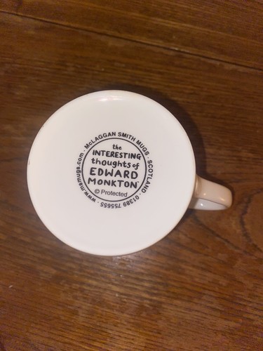 Edward Monkton The Random Hedgehog Mug McLaggan Smith Bone China Discontinued - Picture 3 of 12