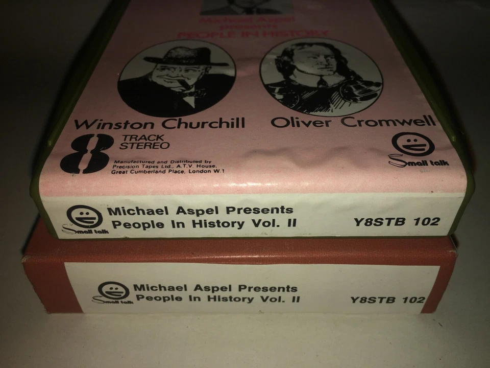 Michael Aspel Presents People In History Vol 2 (1970s 8 Track Cartridge)(VG+) - Image 3 of 3