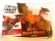 Dinosaur Zuru Robo Alive Dino Wars Raptor Light Up rRuns Attack NEW Box damage