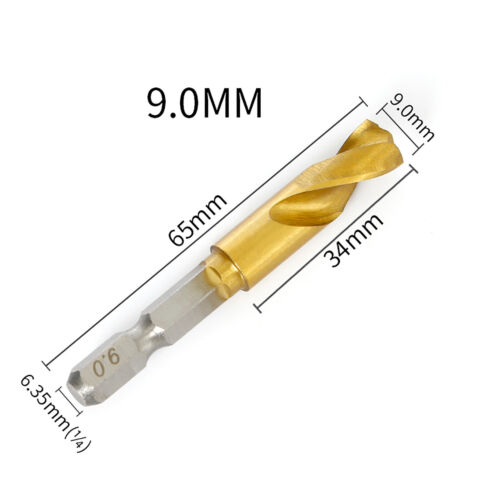 HSS Bohrer Satz mit Sechskantschaft 1/4 Metallbohrer Spiralbohrer 1.5mm Bis 13mm - Bild 30 von 38