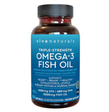 Omega-3 Fish Oil, Triple-Strength, 180 Softgels - Free Shipping - USA.