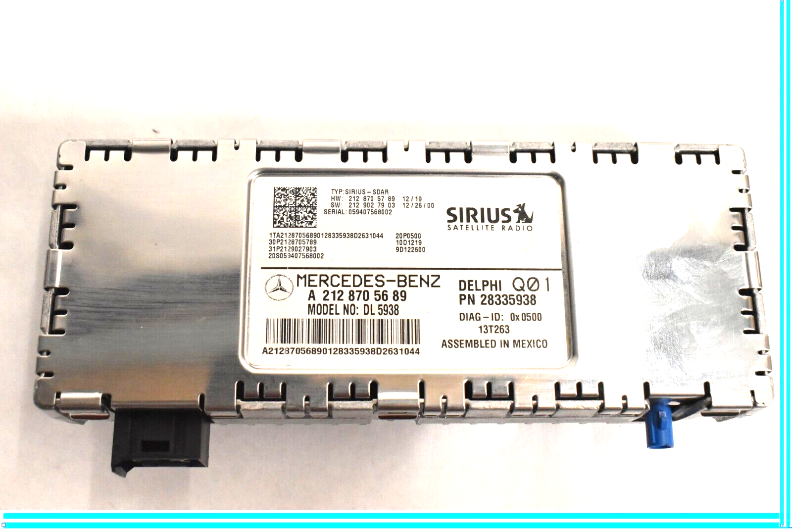 MERCEDES BENZ CLA250 SIRIUS SATELLITE RADIO A2128705689 for sale  