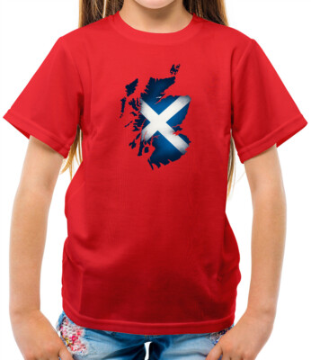 Schottland Flagge Overlay - Kinder T-Shirt - Scottish Flags SNP Capital Love City